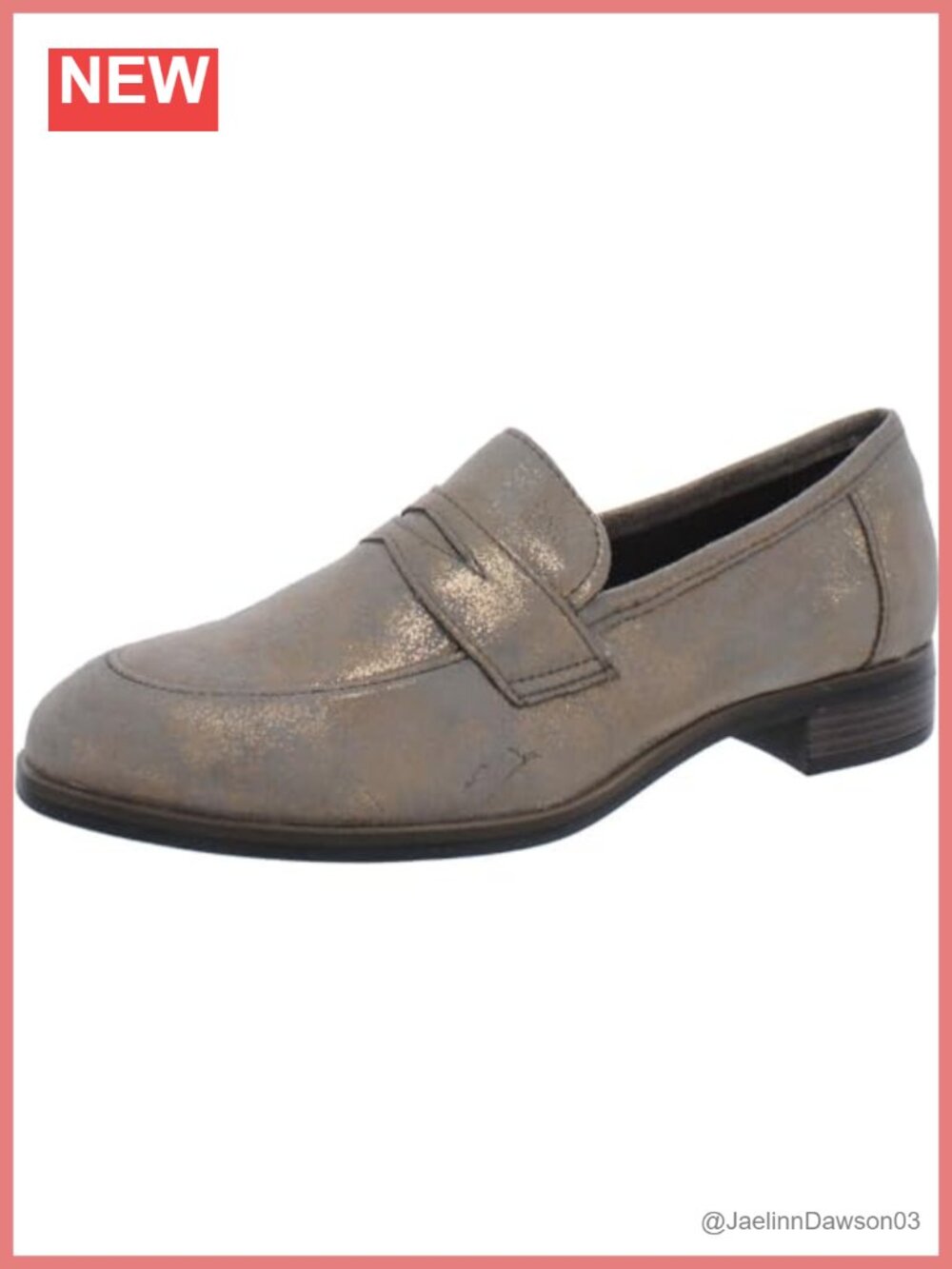 Feminine Everyday Loafer with OrthoLite Footbed 1" Heel